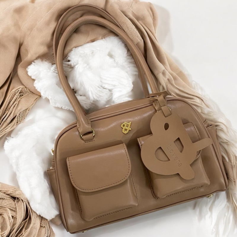 Pocket Lover 28cm กระเป๋าหนังแกะแบรนด์Lovera