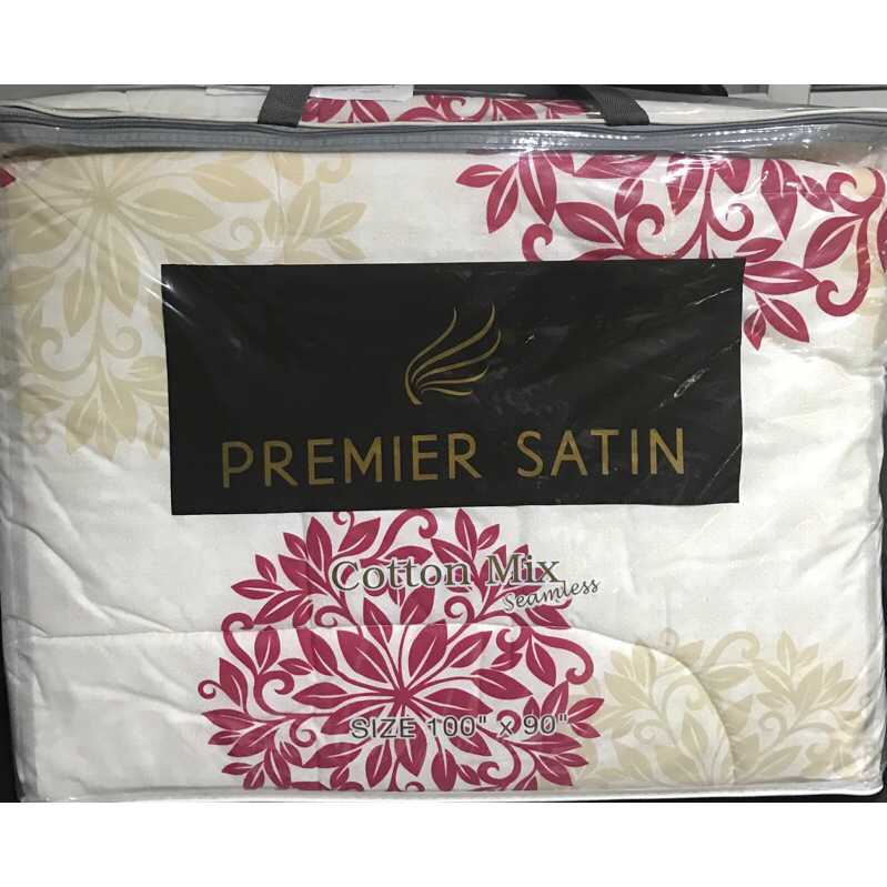 ผ้าห่มนวม 6 ฟุต ซาติน Premier Satin