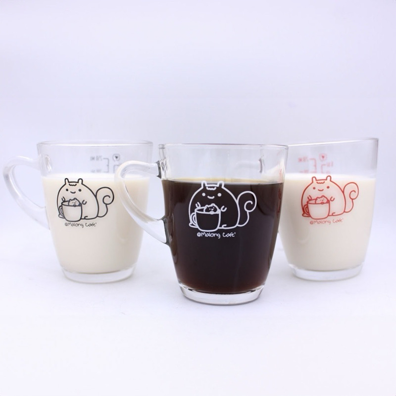 แพ็ค 1 ใบ แก้วสเกล ตวงส่วนผสม แก้วชงกาแฟ ขนาด 8 ออนซ์ / 250 มล.