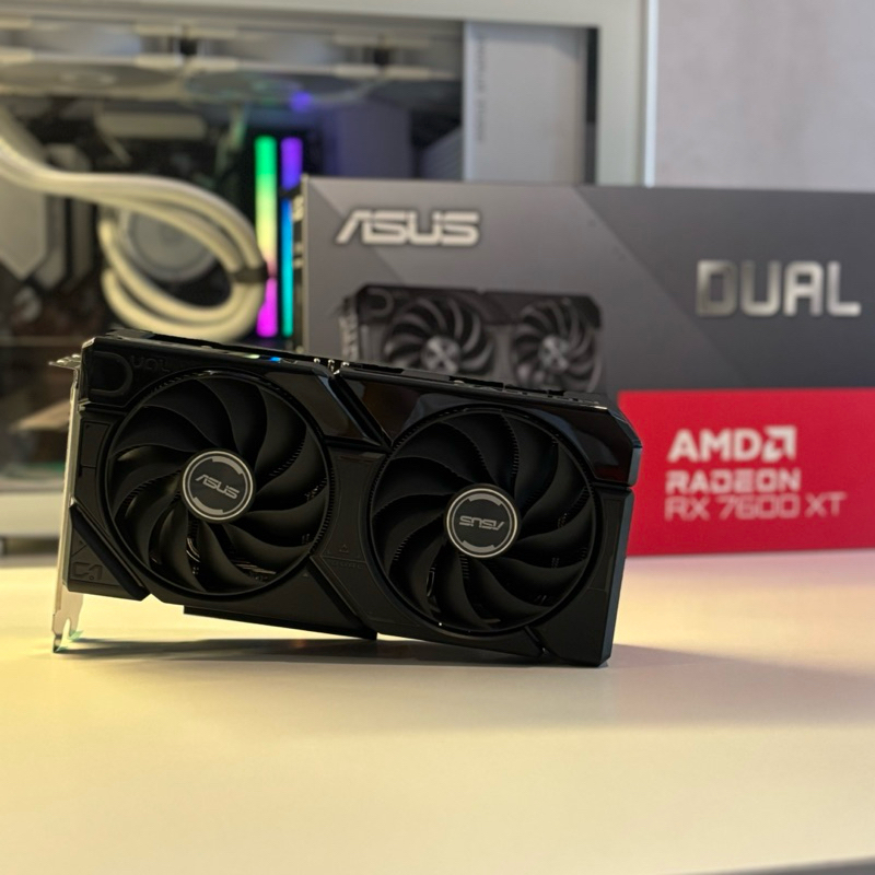 RX 7600 XT DUAL OC ASUS (16 GB) ปก.ไทย มือสอง