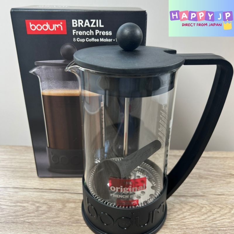 Bodum Brazil French Press เครื่องชงกาแฟ 1000ml สีดํา