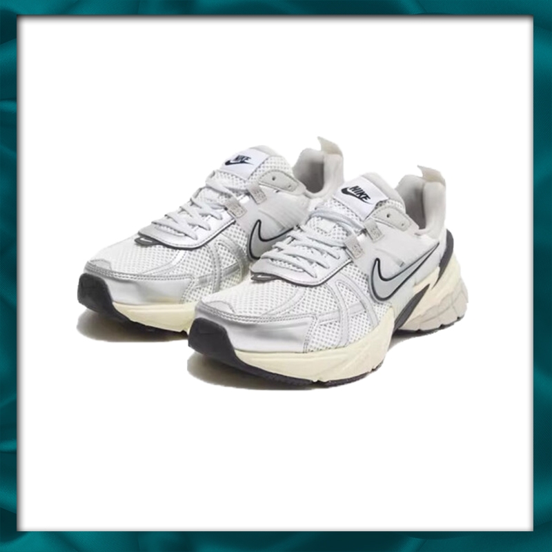 [ของแท้ 100 %]NIKE V2K Run รองเท้าผ้าใบ รองเท้าผ้าใบ สุดฮิต รองเท้าวิ่งลำลอง สบาย