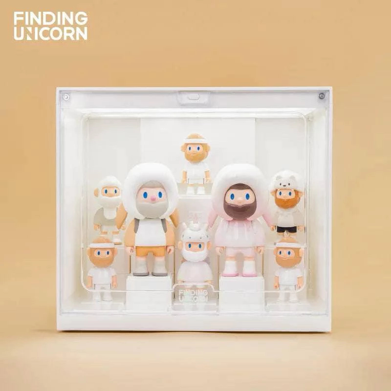 {ซื้อในไลฟ์มีโค้ดส่วนลด💯}🎃พร้อมส่ง ตู้โชว์ FINDING UNICORN Game Box Display สีขาว