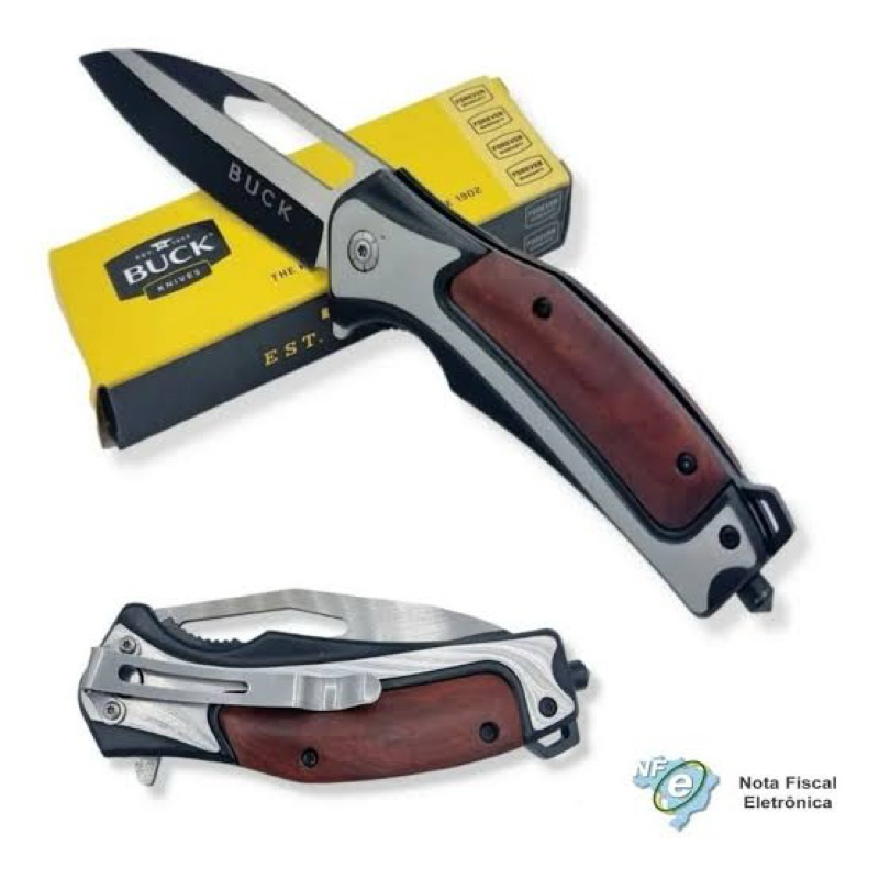 🇺🇸 BUCK Folding Hunting Knife no.DA130