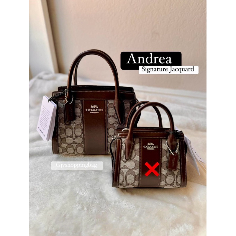 กระเป๋าสะพาย Andrea Carryall Bag In Signature Jacquard