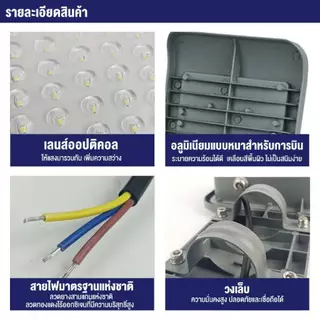 LED ไฟถนน 220V ไฟสปอร์ตไลท์ โคมไฟสนาม 600W ไฟถนนวิศวกรรม กันน้ำ อัพเกรด