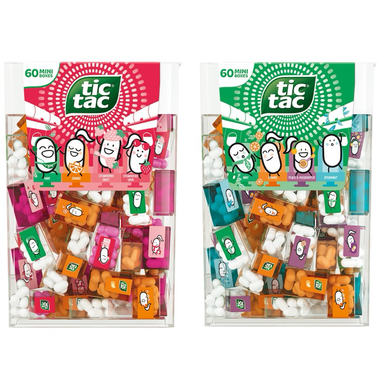 Tic Tac (Tictac) candy sweet ลูกอม Tic Tac ขนาด 228g TicTac Mixed, TicTac Strawberry