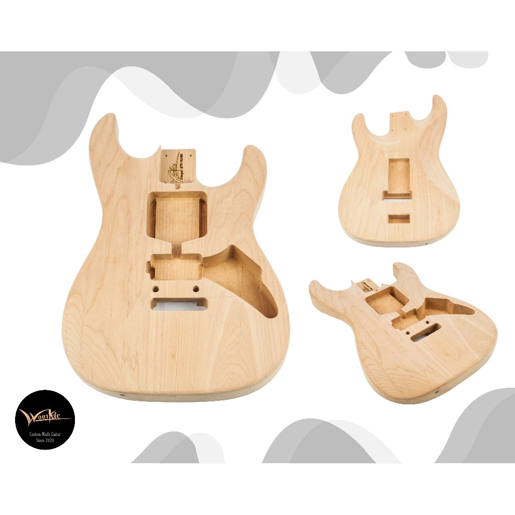 Wootkie /Body guitar James Tyler style / Alder Wood / บอดี้กีต้าร์ไฟฟ้าทรง James Tyler ไม้ เอลเดอร์
