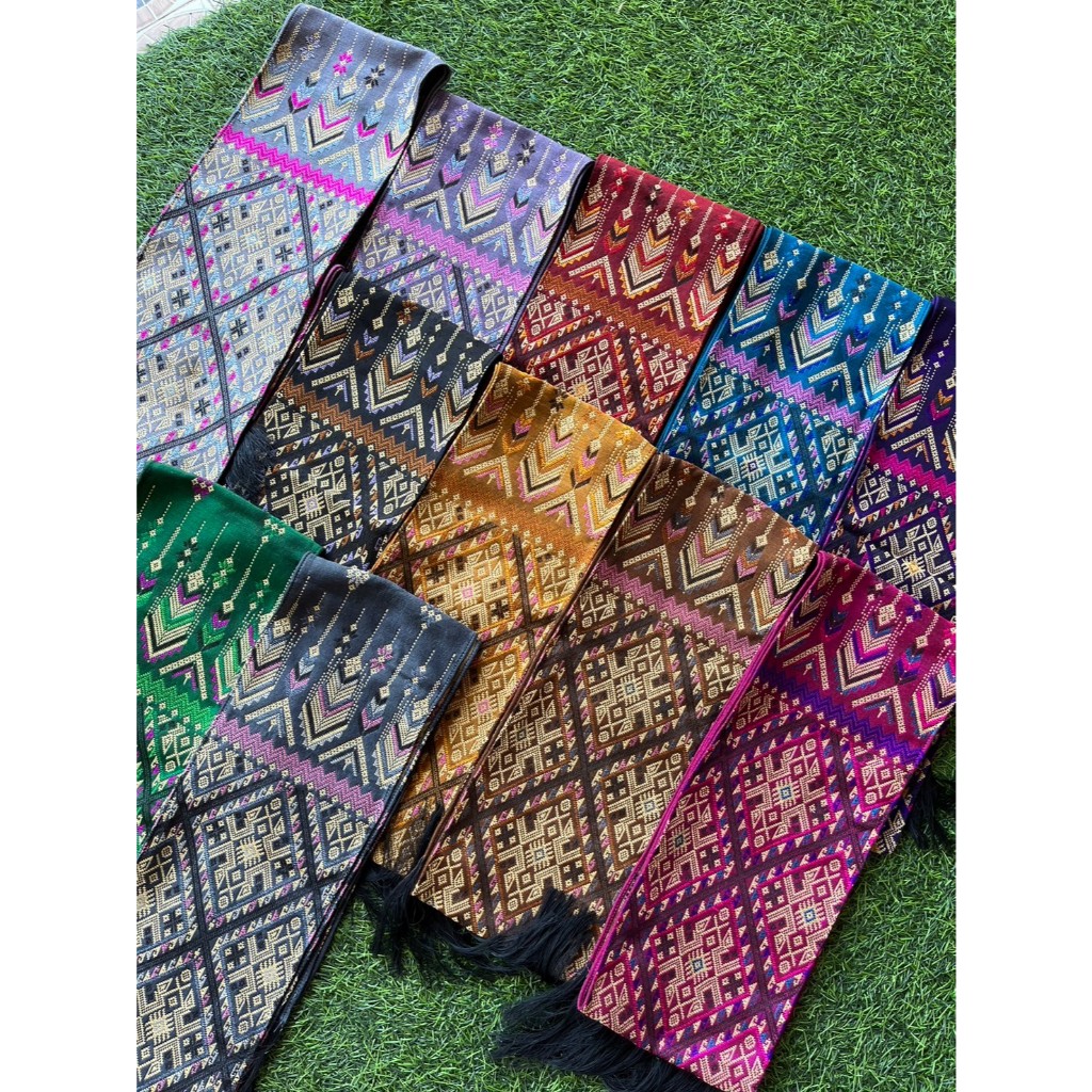 สไบแพรวาภูไท สไบแพรวาเนื้อผ้าฝ้าย หน้าแคบ ยาว2เมตร เข้าใหม่ - รูปที่ 6