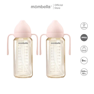 Mombella แก้วหัดดื่ม Classic PPSU พร้อมมือจับ เหมาะสำหรับทารก 9 เดือนขึ้นไป 10 ออนซ์ (300 มล.)