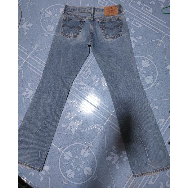 ส่งต่อกางเกงยีนส์ ลีวายส์ Levi's 593 มือ2 ของแม่ค้า เอวต่ำ