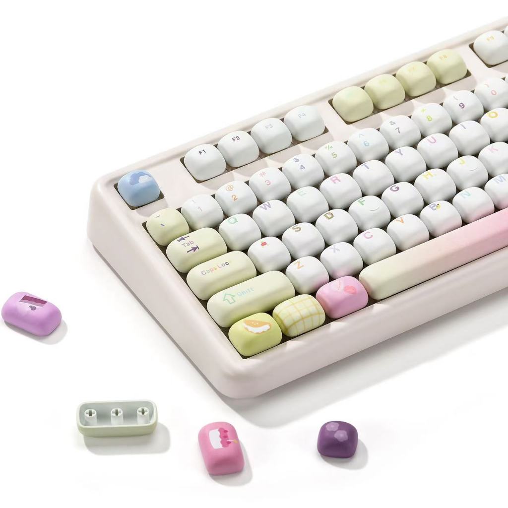 [โค้ดคุ้มลด20%] YUNZII MOG KEYCAP คีย์แคปสุดน่ารัก Ice Cream Doodle keycap คีย์แคป น่ารัก ราคา ถูกที่สุด ดีลบีเคเค แกลเลอรีภาพที่ 2