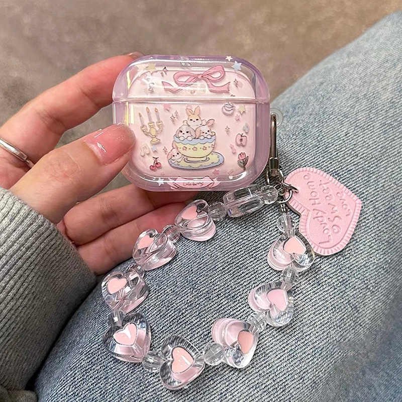 พร้อมส่งในไทย เคส ใช้สำหรับ Airpods 4 3 for Airpods pro 2 case กระต่าย ใช้สำหรับ case airpods 3 เคสแอร์พอร์ด4 anc gen2