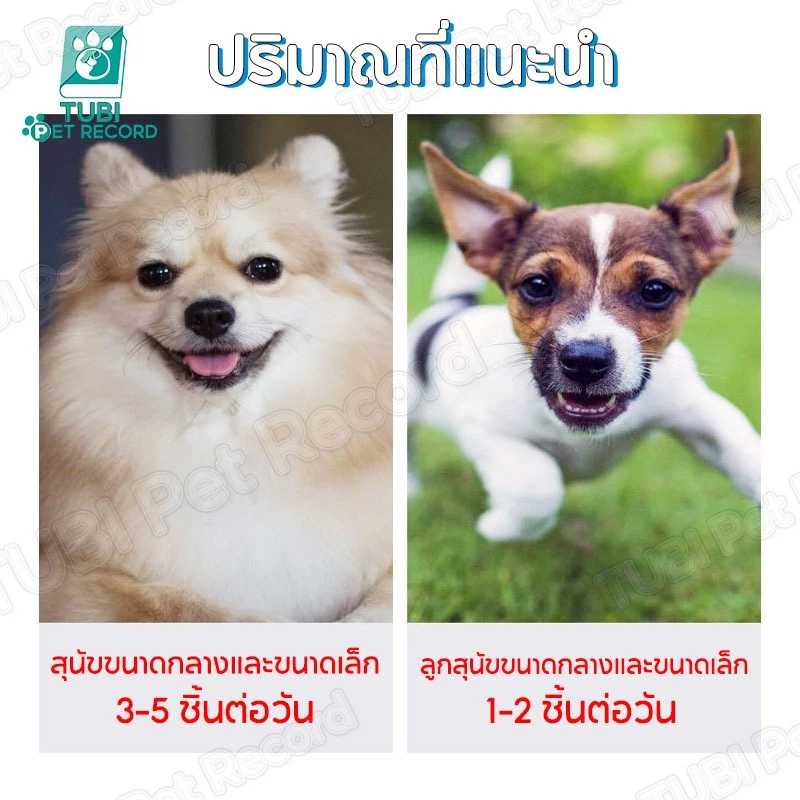 TUBI ขนมขัดฟัน รูปกระดูก สุนัข ดูแลช่องปาก เคี้ยวได้ thumbnail 5