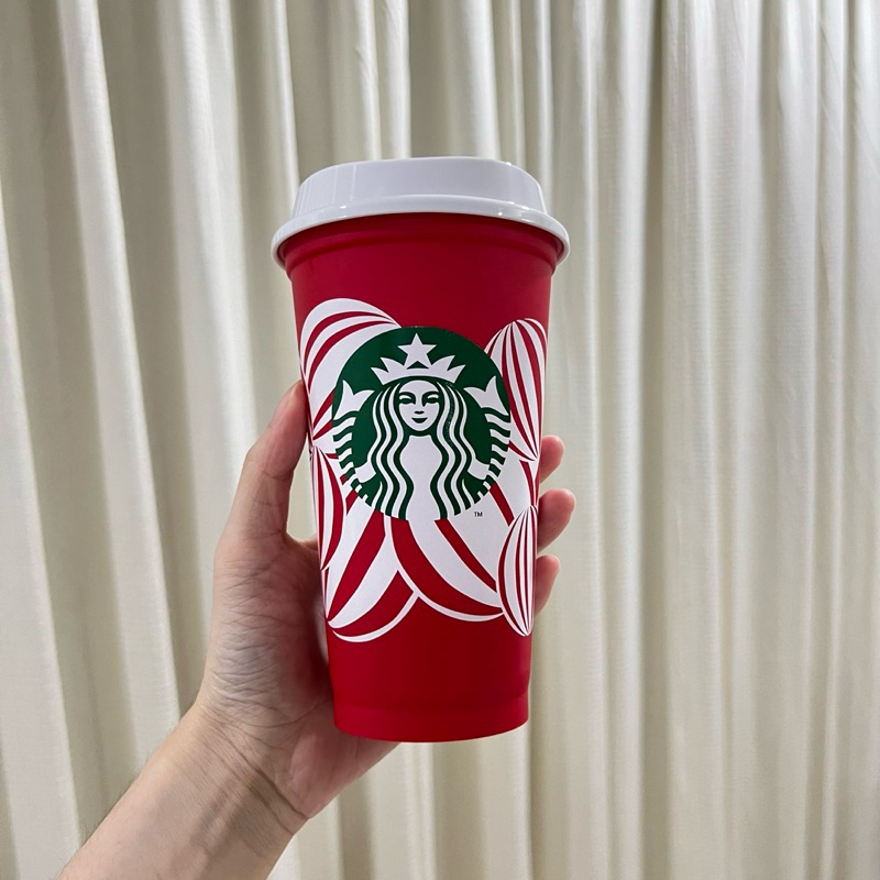 แก้วสตาร์บัค คริสต์มาส ล่าสุด Christmas reuseable cup starbucks ของแท้