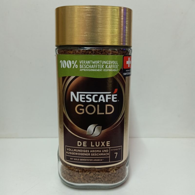 Nescafe GOLD DE LUXE (Switzerland) โกลด์ เดอ ลุกซ์ คอฟฟี่ 200 กรัม