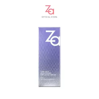 ZA เซรั่ม TIME LOCK BRIGHTENING ANTI-AGING SERUM (30 g.) ต้านอนุมูลอิสระยกกระชับผิวและลดเลือนจุดด่างดำ