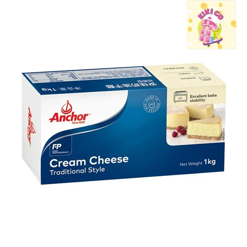 Anchor แองเคอร์ ครีมชีส 1 กก. (ส่งแช่เย็น) แองเคอร์ชีส แองเคอร์ครีมชีส ชีสแช่เย็น