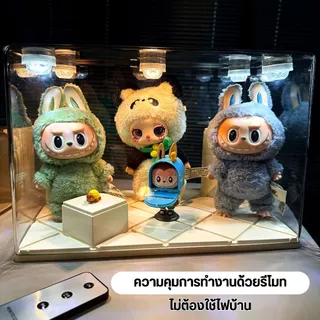 【พร้อมส่งจากไทย】โคมไฟเพดาน โคมไฟ โคมไฟรีโมท ขนาดเล็ก ติดกล่องใส่โมเดล ตกแต่งกล่องอะคริลิค