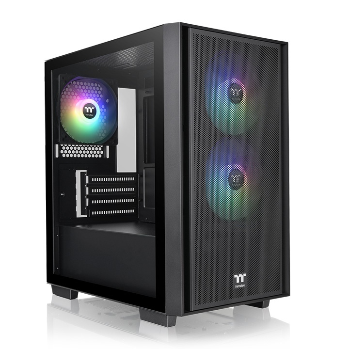 CASE THERMALTAKE CASE VERSA H16 TG ARGB BLACK / SNOW (WHITE) (MICRO-ATX)