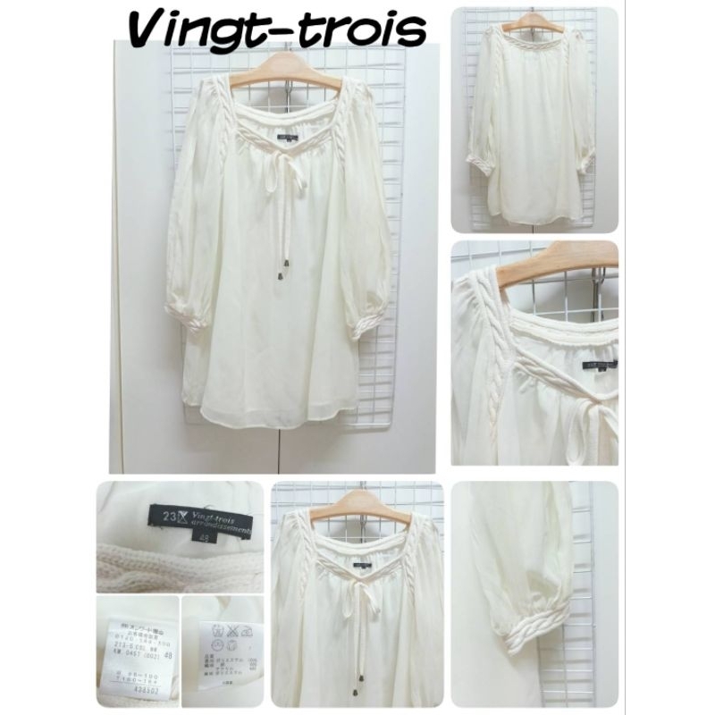 Vingt-trois เสื้อผ้าชีฟองญี่ปุ่นมือสอง