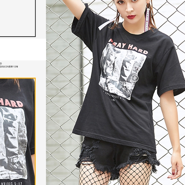 เสื้อยืดscreemลายสีดำ(A2602)