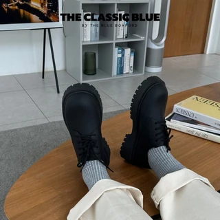 (พร้อมส่ง) The Classic blue - Lisbon Derby shoes รองเท้าหนังเดอร์บี้ - ไซส์ใหญ่สุด 46 ยาว 28.5 ซม.