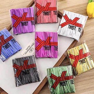 ลวดสีมัดปากถุง ยาว 8,10,12,15,18 CM. มีหลายสีให้เลือก สินค้าพร้อมส่ง