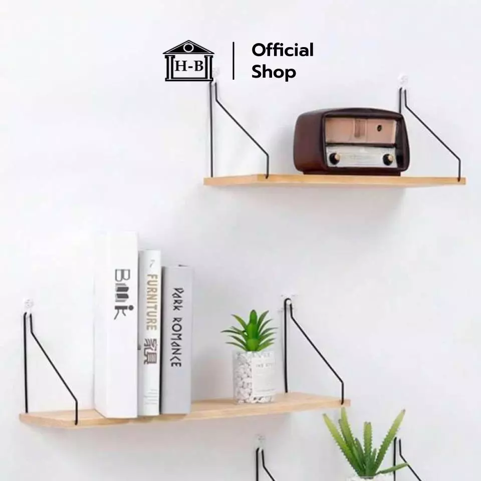 Home Best ชั้นวางไม้พาราแท้ DIY อเนกประสงค์ หนา 20mm thumbnail 4