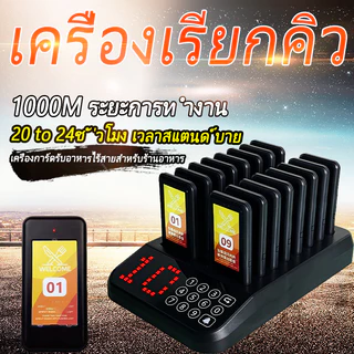 ระบบเรียกคิว แบบไร้สาย ระบบเรียกคิว เครื่องเรียกคิวไร้สาย 1-16