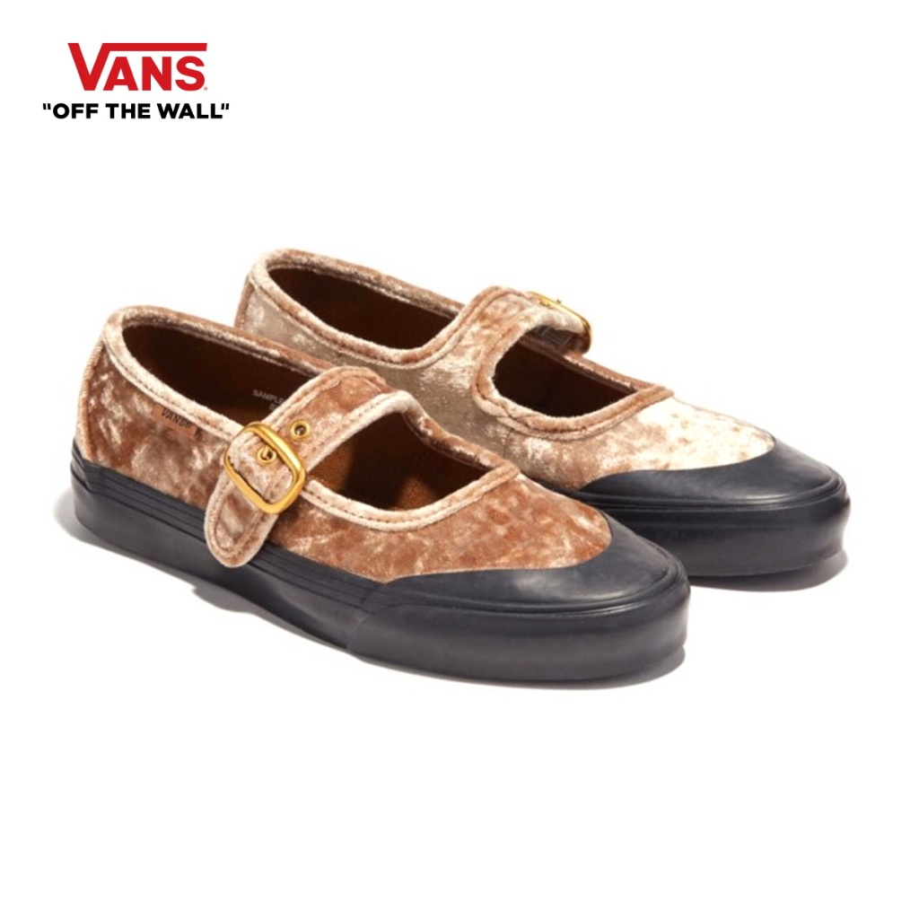 VANS MARY JANE - VELVET TOUCH BRONZE รองเท้า แมรี่ เจน รองเท้าผู้หญิง