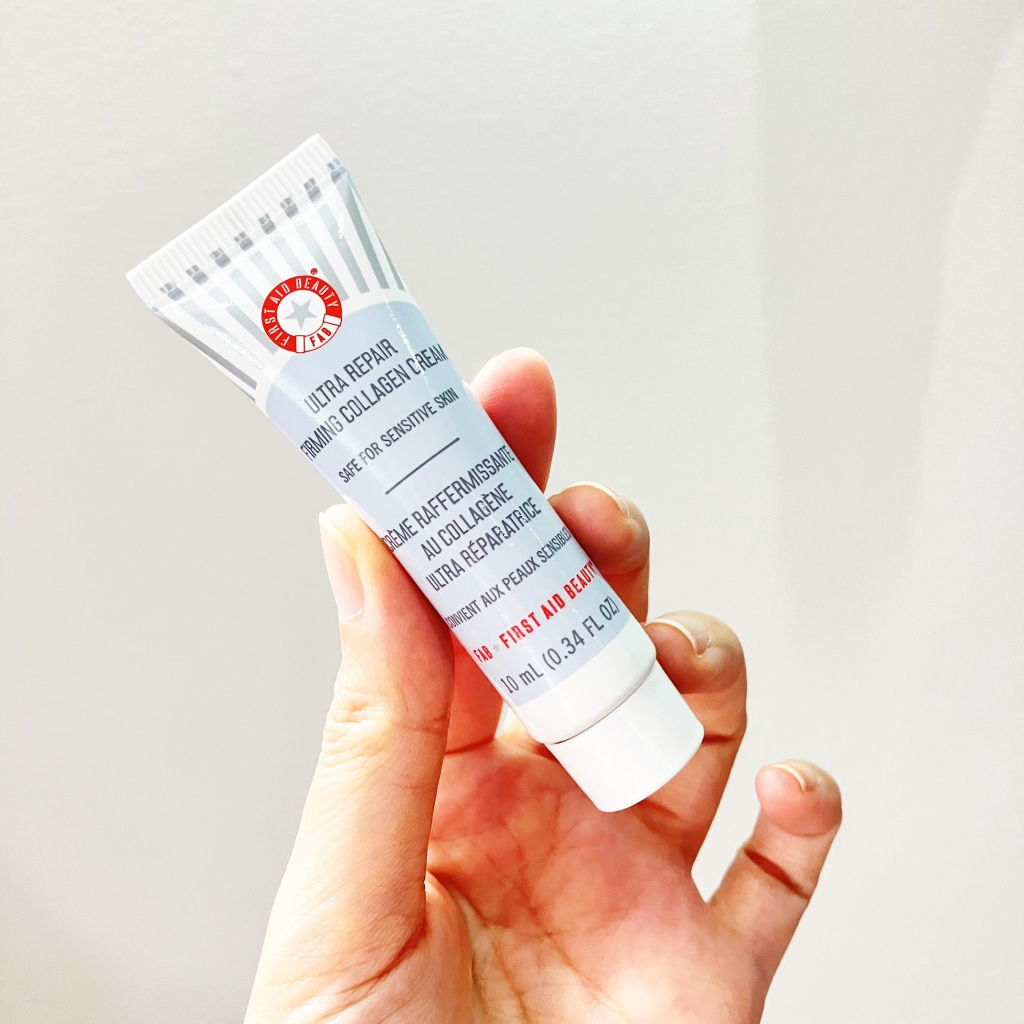 First Aid Firming Collagen Cream 10ml  ครีมผิวเด้งด้วยคอลลาเจน เปปไทด์ และไนอาซินาไมด์