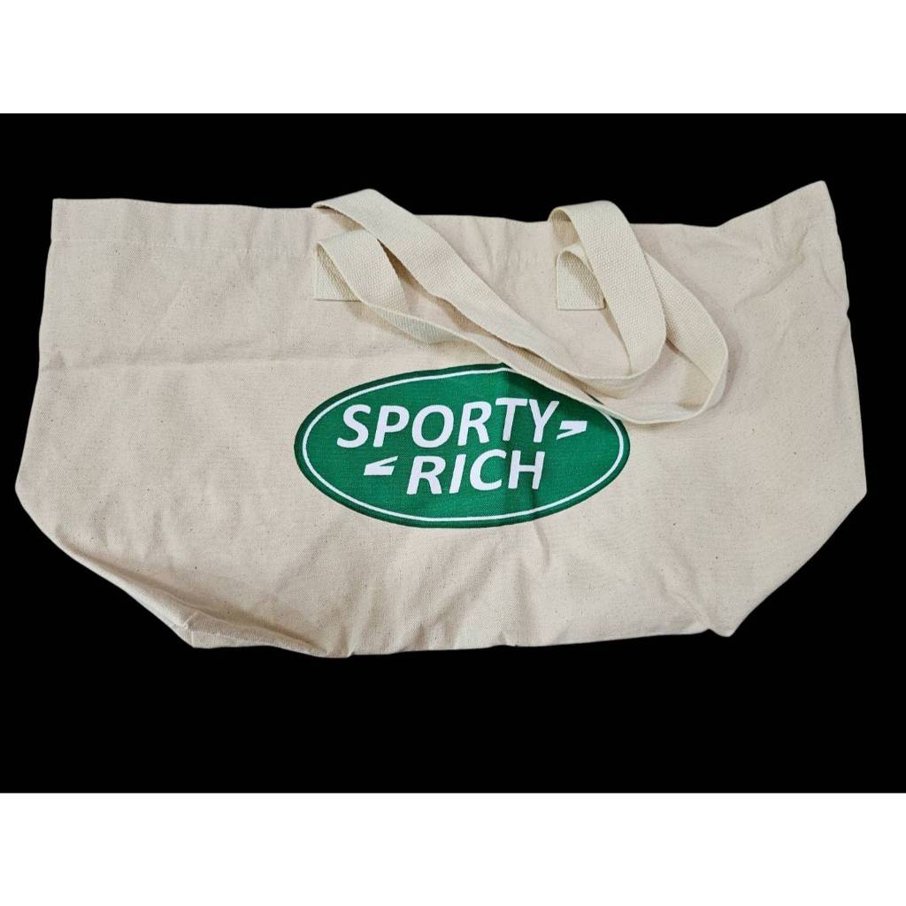 กระเป๋าผ้าดิบ SPORTY RICH  ของใหม่