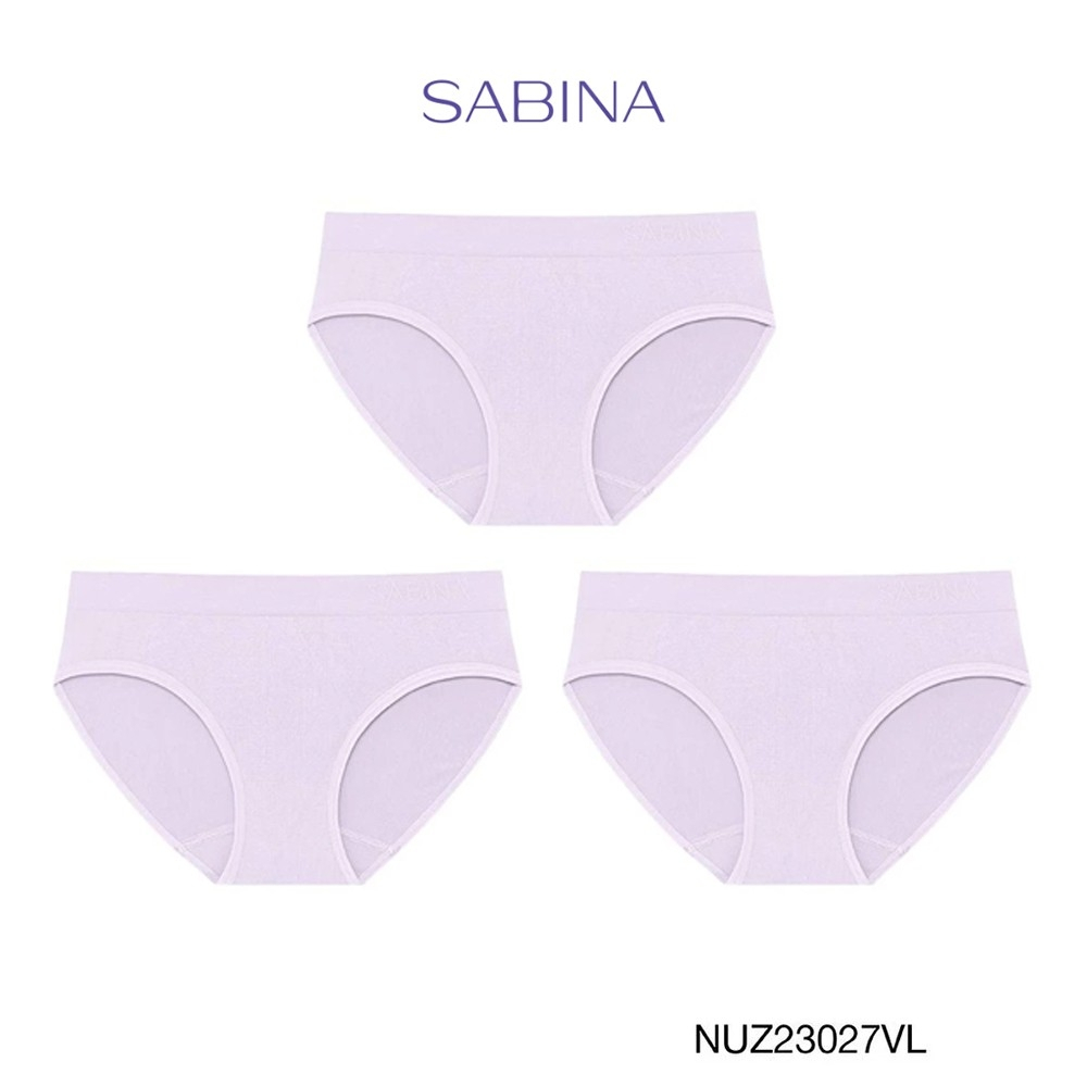 Sabina กางเกงชั้นในทรงบิกินี่ (Set 3 ชิ้น) Seamless Fit Seamless Series รหัส NUZ23027VL - สีม่วงอ่อน
