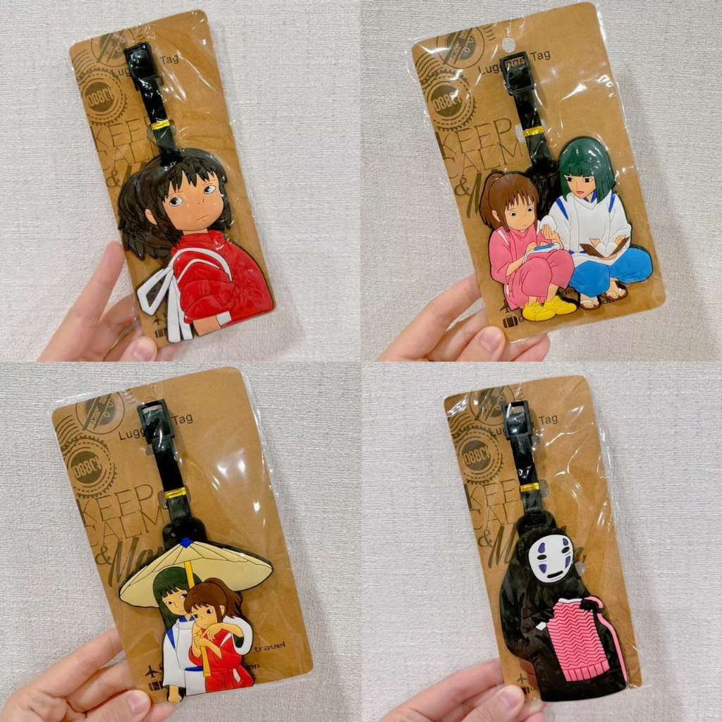 ส่งจากไทย Tag กระเป๋าเดินทาง Spirited Away Luggage Tag ป้ายชื่อ มิติวิญญาณมหัศจรรย์ 85008