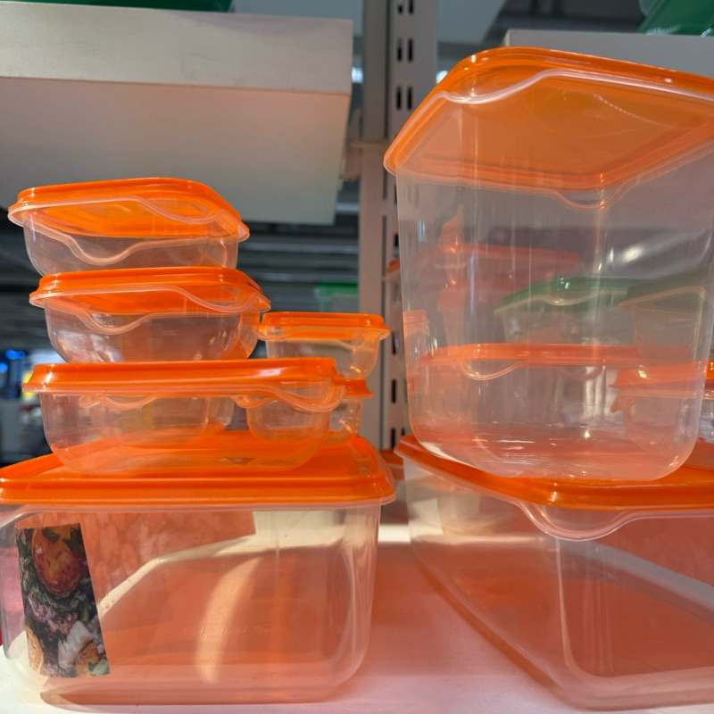 [IKEAแท้] ชุดกล่องเก็บอาหาร 17 ชิ้น อุ่นในไมโครเวฟได้, ใส ikea แท้