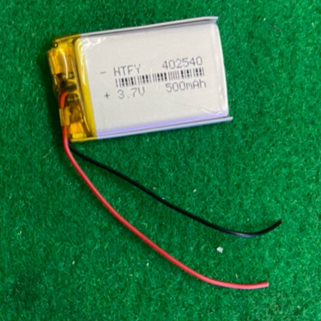 แบตเตอรี่3.7v 500mah (402540)