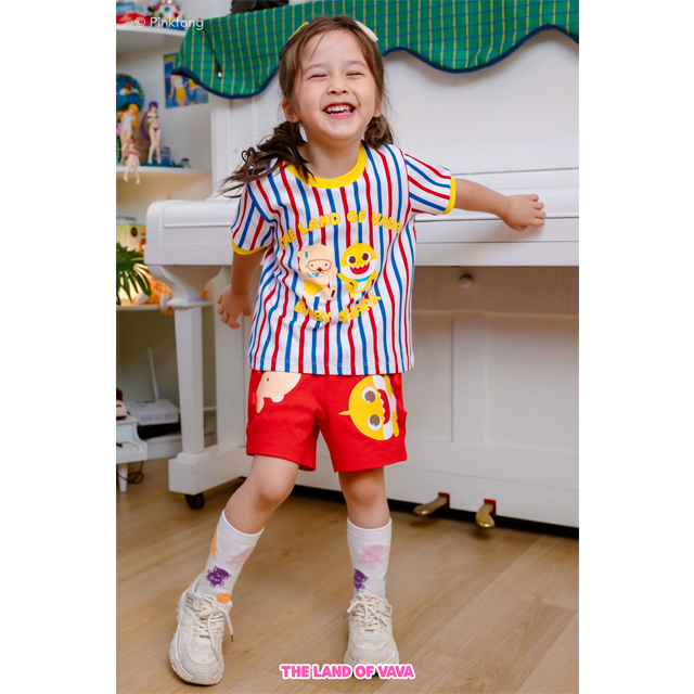 Thelandofvava VNYI1152 ชุดเซ็ตเด็ก BABY SHARK ลิขสิทธิ์แท้จาก vava
