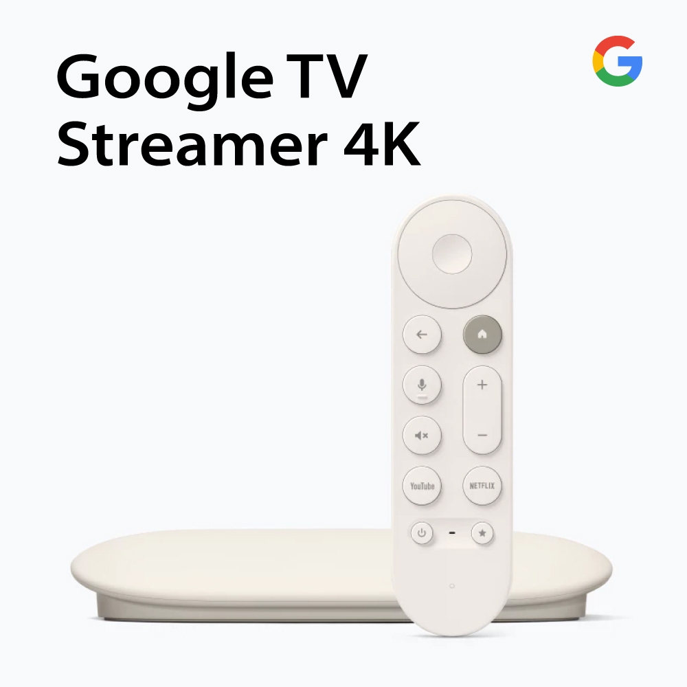 Google TV Streamer 4K - Fast Streaming Entertainment on Your TV with Voice Search Remote