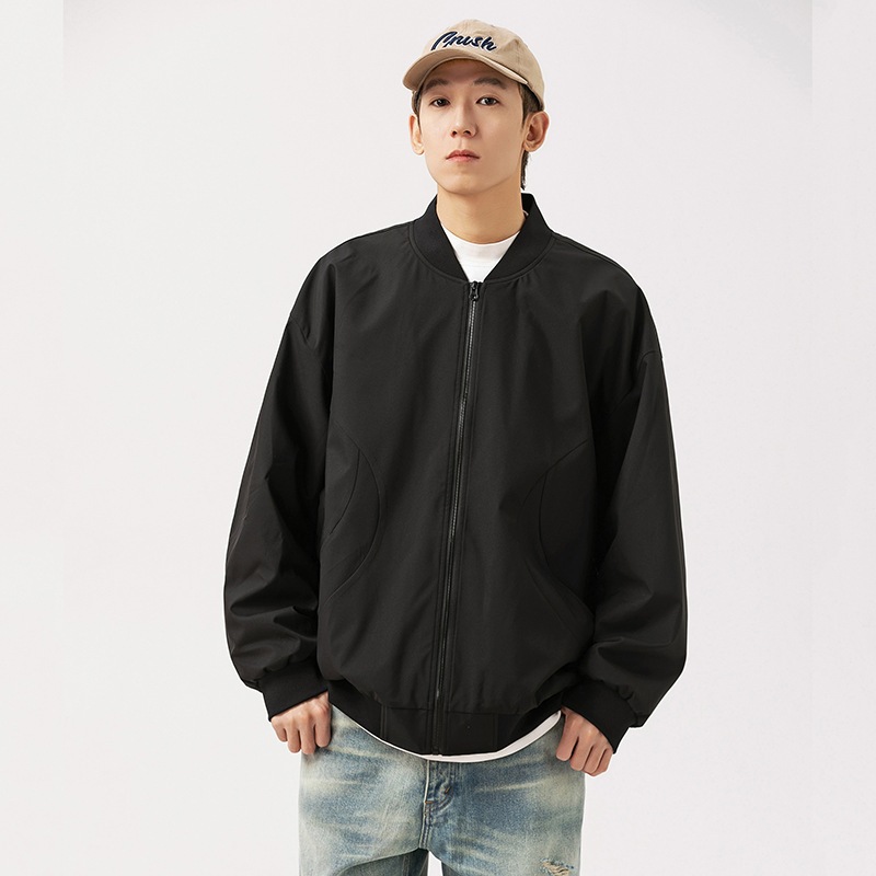 🔥COD🔥 แจ็คเก็ตใหม่ล่าสุดเสื้อแจ็คเก็ตผ้าร่ม กันฝน กันน้ำ ถอดหมวกได้ กระเป๋ามีซิป เสื้อแจ็คเก็ตผู้ชายสไตล์แฟชั่น