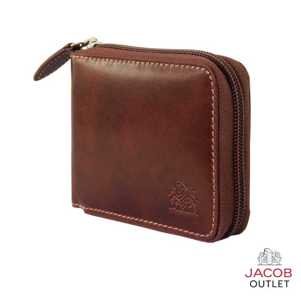 JACOB กระเป๋าสตางค์ชายพร้อมช่องใส่รูปภาพและช่องเก็บเหรียญ - รุ่น PAKI 22505