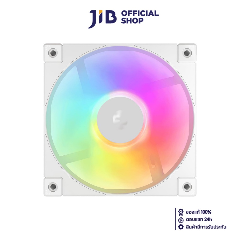 CASE FAN (พัดลมเคส) DEEPCOOL FD12 ARGB WH (WHITE)