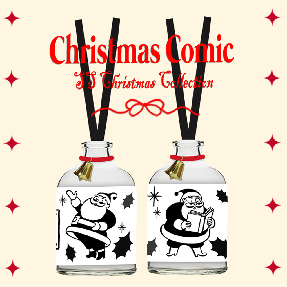 TORIAROMA | รุ่น Santa Comic SS ก้านไม้หอมอโรมา 50ml. ( Christmas Parade Coll. ) เลือกกลิ่นได้ มีกลิ่นใหม่น่ารักมาก 🎅🎄
