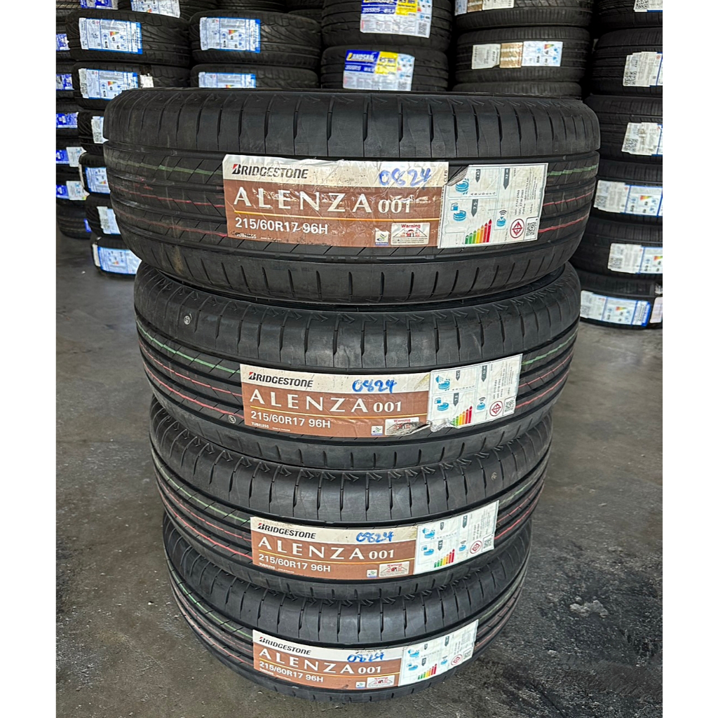 🔴 ยาง "#บริดจสโตน" Bridgestone Alenza 001 215/60R17 *** ยางใหม่ ปี 24 ***