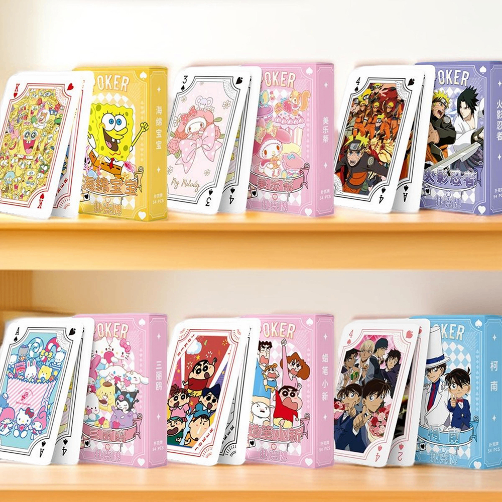 ไพ่ลายการ์ตูน ไพ่โป๊กเกอร์ลายอนิเมชั่น