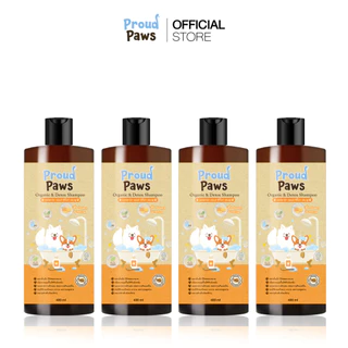 Proud Paws แชมพูอาบน้ำสัตว์เลี้ยง บำรุงขนแข็งแรง ลดกลิ่น ลดขนหลุดร่วง
