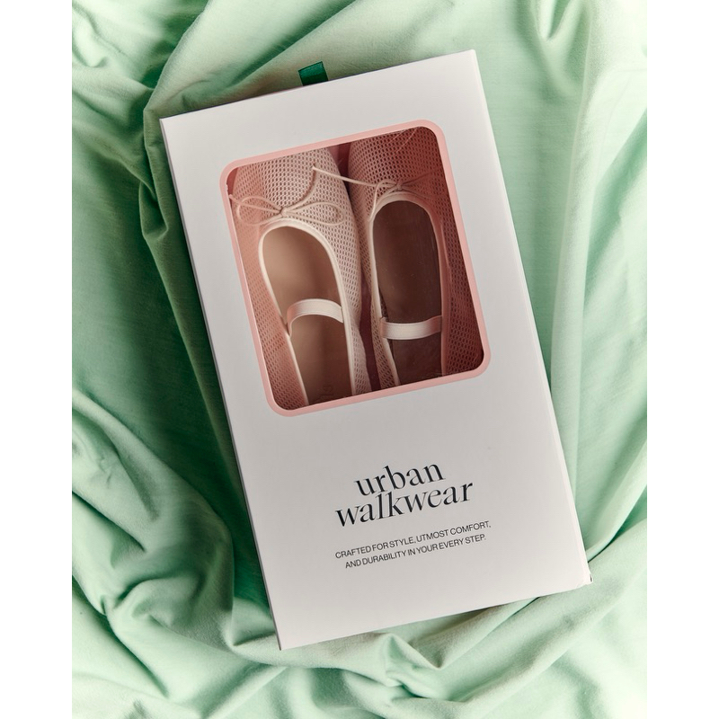urban walkwear | bonn mary jane ballet flats รองเท้าแมรี่เจนตาข่ายทรงไม่บีบเท้าเบาและนิ่ม