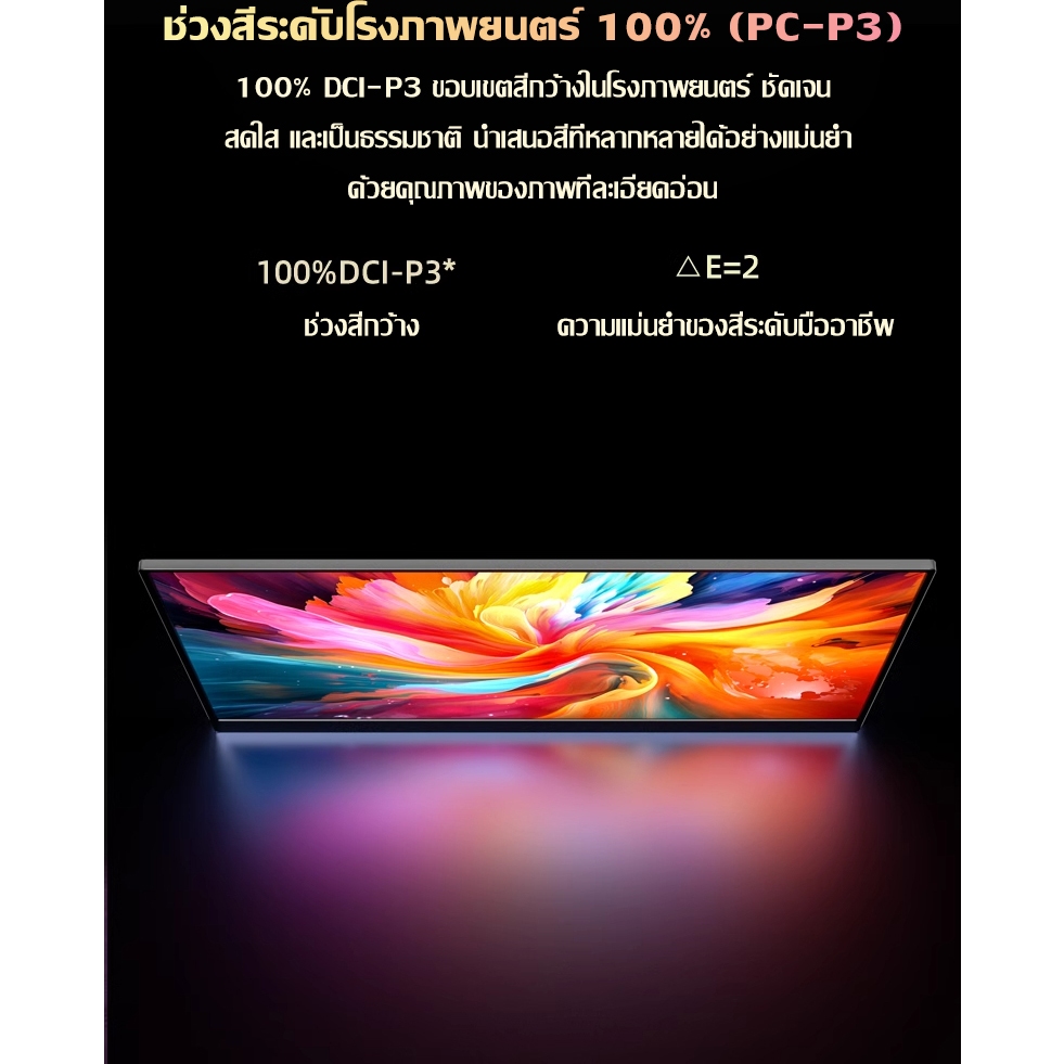 Rantoper จอภาพแบบพกพา IPS รุ่นสัมผัส 15.6 นิ้ว Full HD 1080P เหมาะสําหรับแล็ปท็อป PS5 สวิตช์ Xbox ด้วยสาย USB-C, HDMI