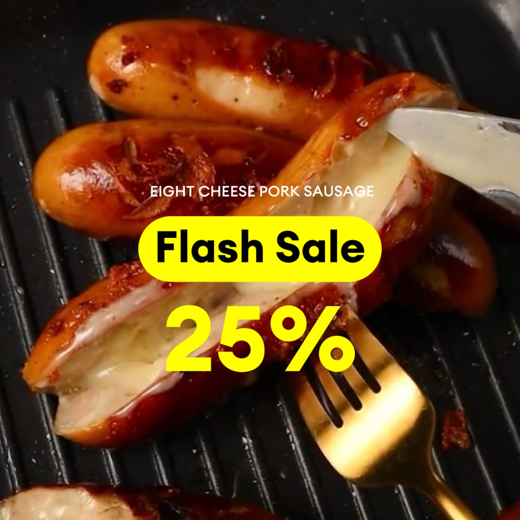 (25% Flash Sale) Eight cheeses Pork Sausage (Keto) - Uncle Boss