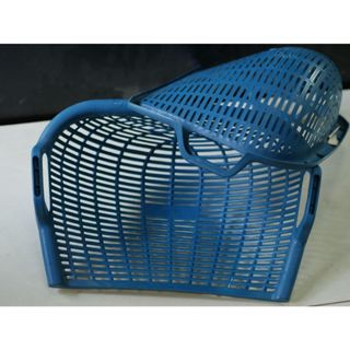 บุ้งกี๋หวาย สีฟ้า ตราช้าง บุ้งกี๋ บุ๋งกี๋ บุ๊งกี๋ ตักหินทราย